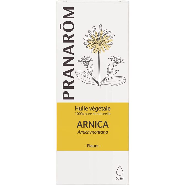 Huile végétale Arnica Pranarôm - flacon de 50 ml