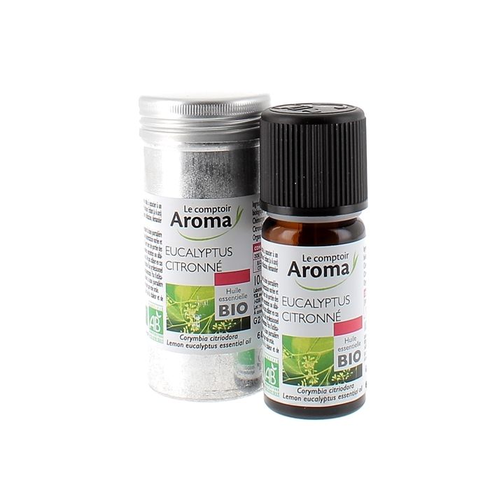 Huile essentielle d'Eucalyptus citronné bio Le Comptoir Aroma - flacon de 10 ml