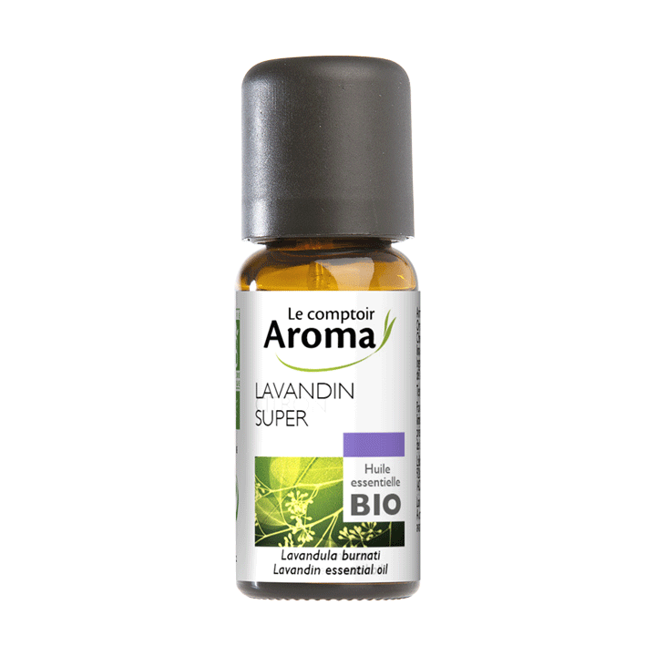 Huile essentielle de Lavandin super bio Le Comptoir Aroma - flacon de 10 ml
