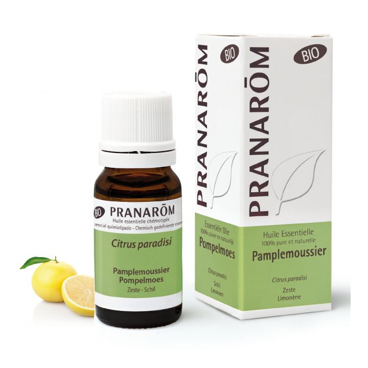 Huile essentielle de pamplemoussier bio Pranarôm - flacon de 10 ml