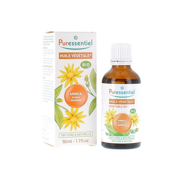 Huile végétale Arnica bio Puressentiel - flacon de 50 ml
