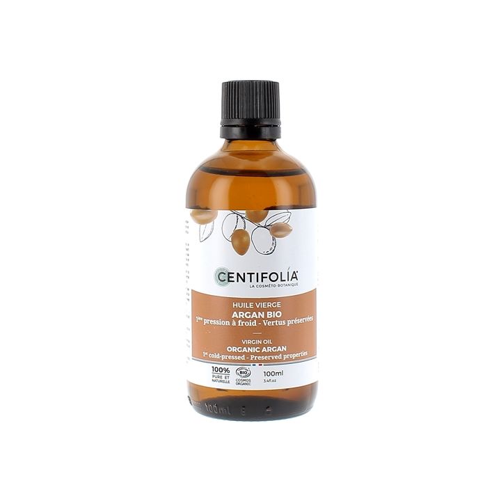 Huile vierge argan bio Centifolia - flacon de 100 ml