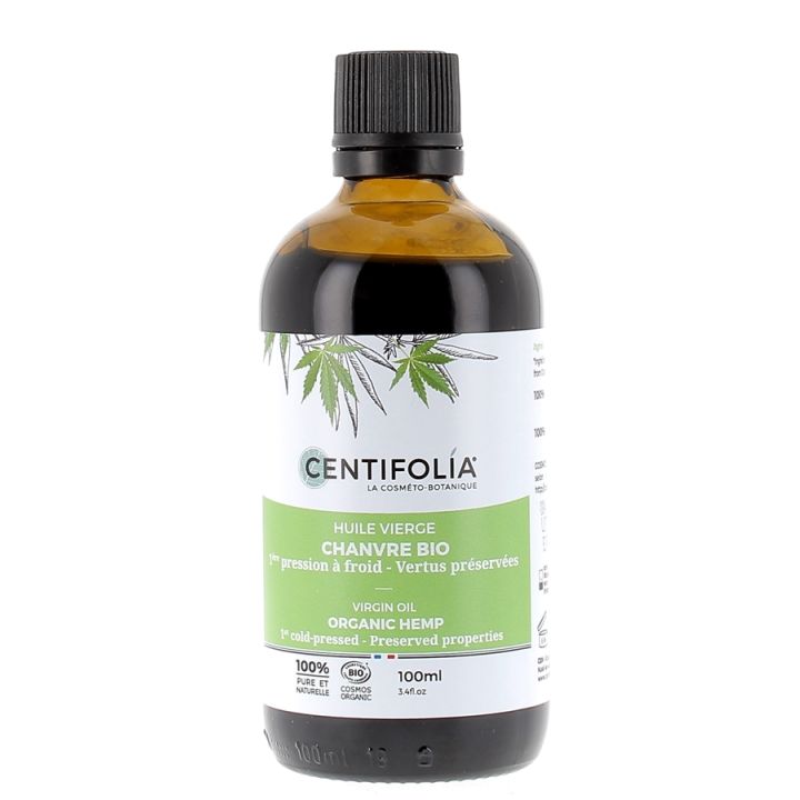 Huile vierge de Chanvre bio Centifolia - flacon de 100ml