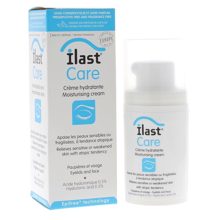Ilast Care Crème pour paupières pathologiques Horus Pharma - flacon de 30ml