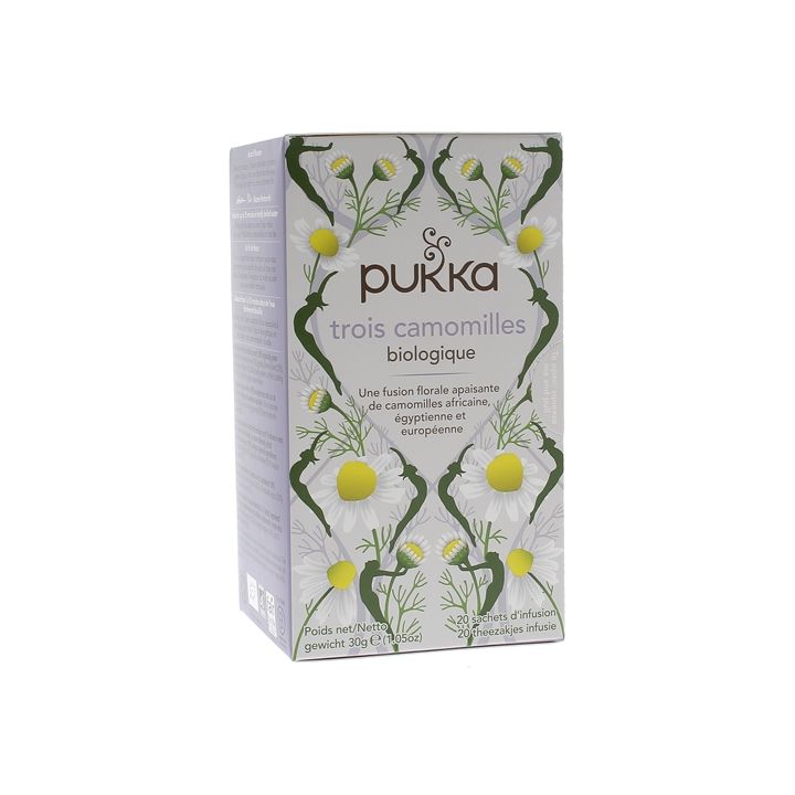 Infusion Trois camomilles bio Pukka - boîte de 20 sachets