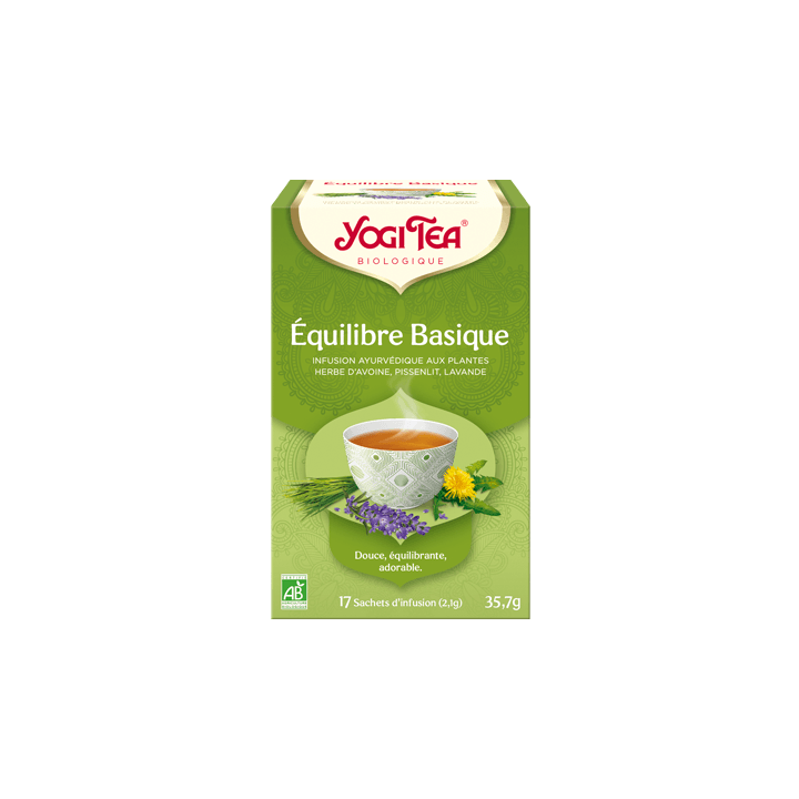 Infusion Équilibre Basique Yogi Tea - boite de 17 sachets