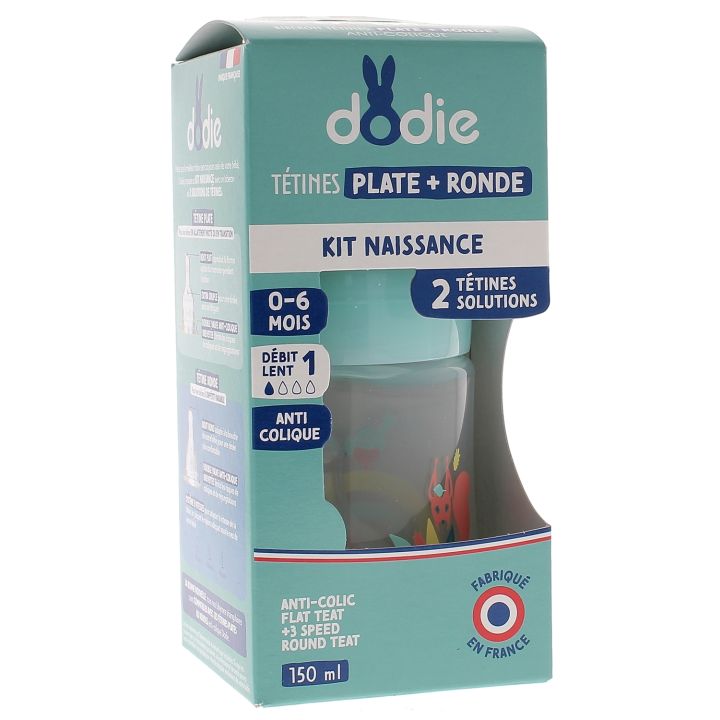 Kit naissance biberon & tétines Dodie - kit de 3 produits