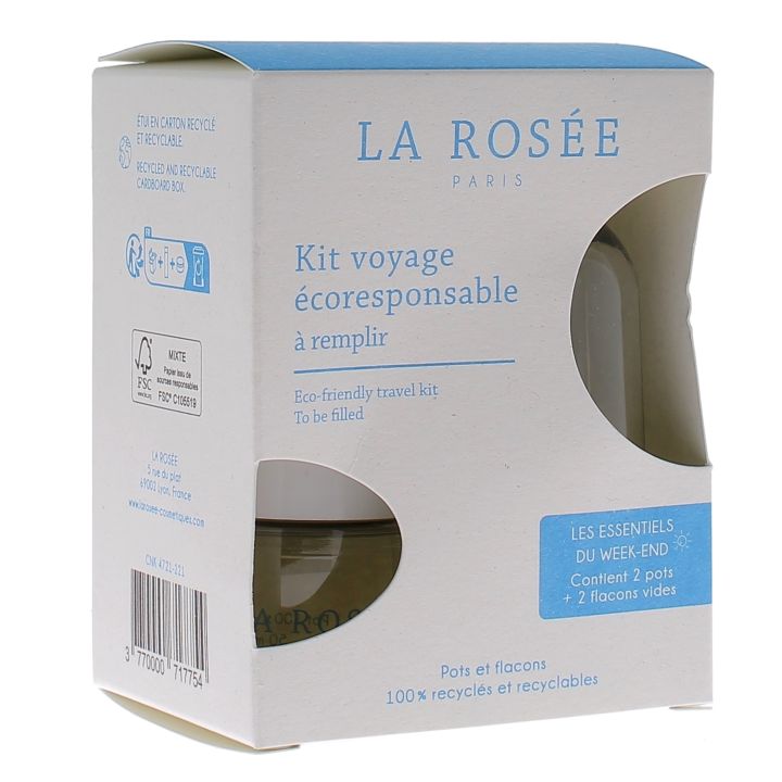 Kit voyage écoresponsable La Rosée - kit comprenant 4 produits