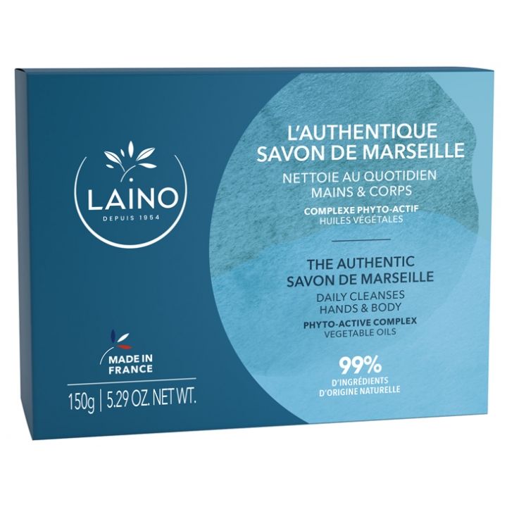 L'authentique Savon de Marseille Laino - pain de 150 g