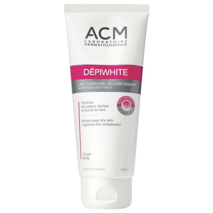Dépiwhite Lait corporel éclaircissant ACM - tube de 200 ml