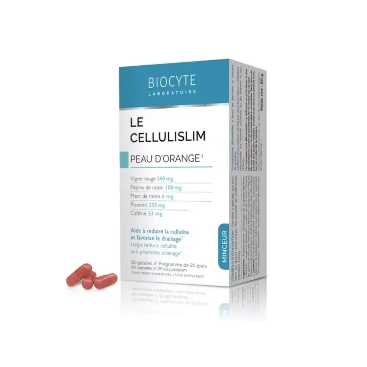 Le cellulislim Biocyte - boite de 60 gélules
