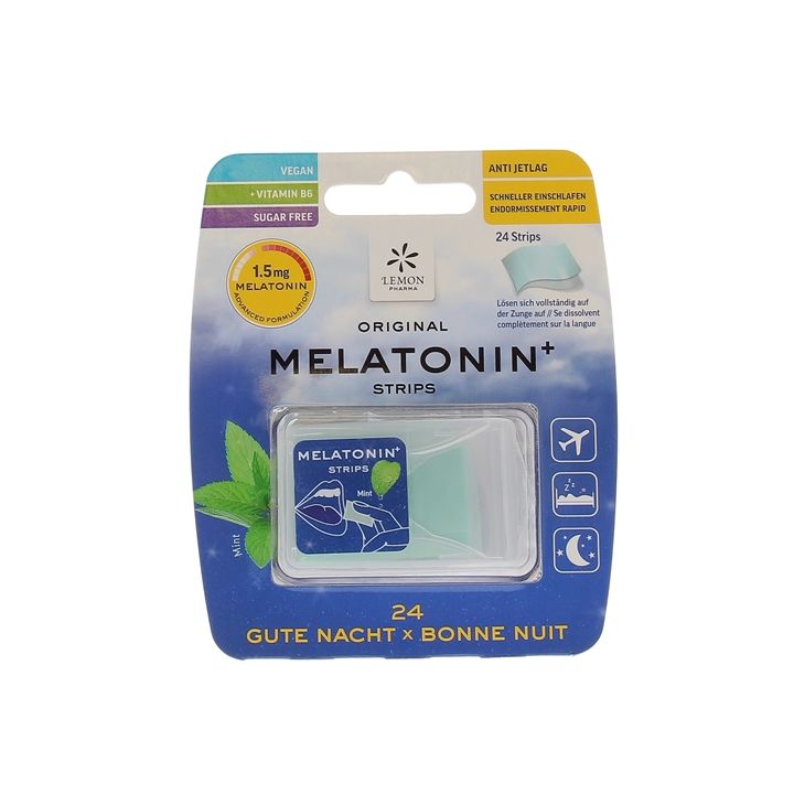 Melatonin + Lemon Pharma - boîte de 24 strips
