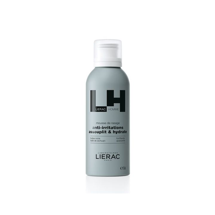Mousse de rasage anti-irritations Lierac homme - flacon de 150ml
