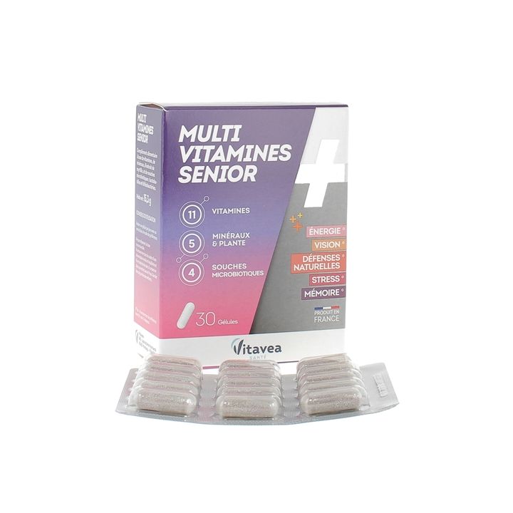 Multivitamines Senior Nutrisanté - boîte de 30 gélules