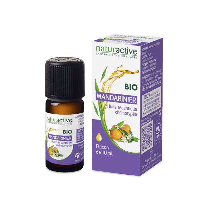 Huile essentielle de mandarinier bio Naturactive - flacon de 10 ml
