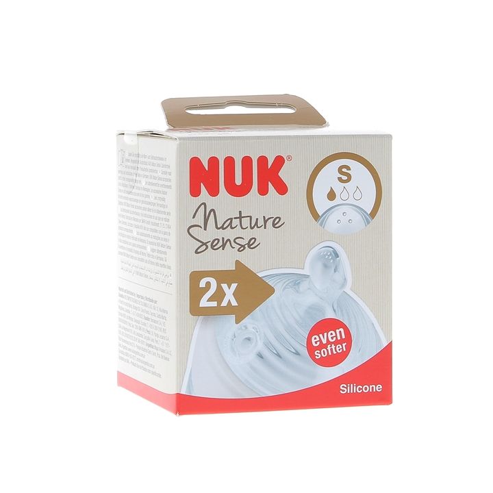 Nature Sense Tétines silicone NUK - lot de 2 tétines