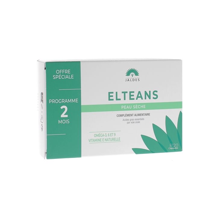 Nutrition de la peau Elteans Jaldes - lot de 2 boîtes de 60 capsules
