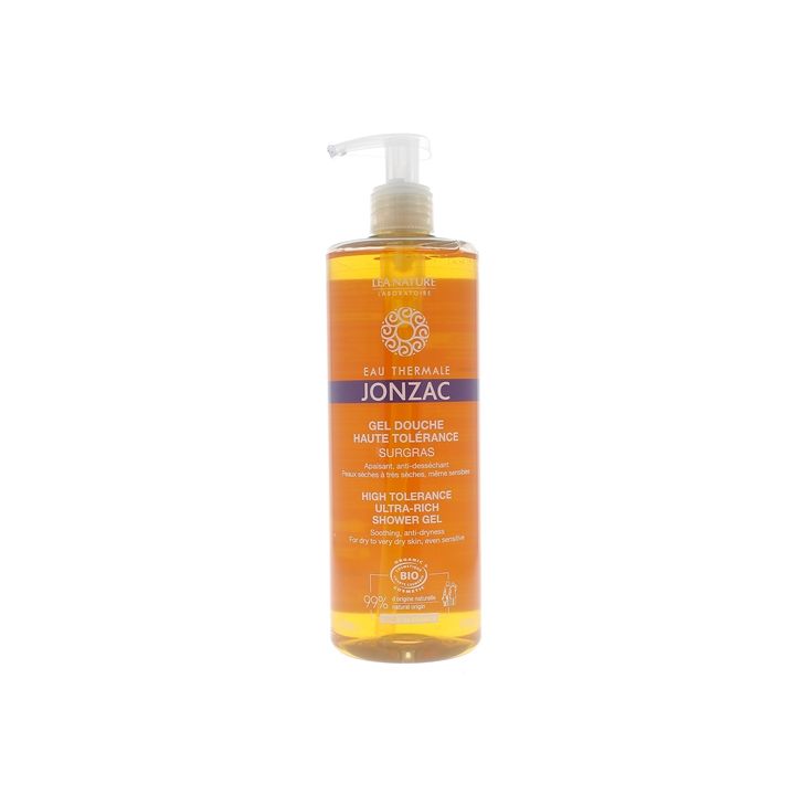 Gel douche surgras haute tolérance Jonzac - flacon-pompe de 500 ml