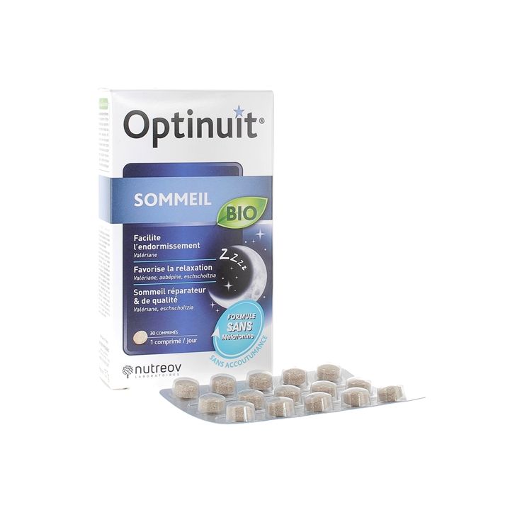 Optinuit sommeil bio Nutreov - boîte de 30 comprimés