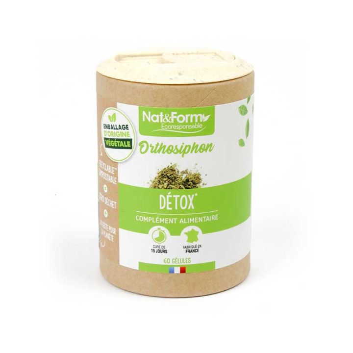 Orthosiphon Ecoresponsable Nat&Form - Boite de 60 gélules