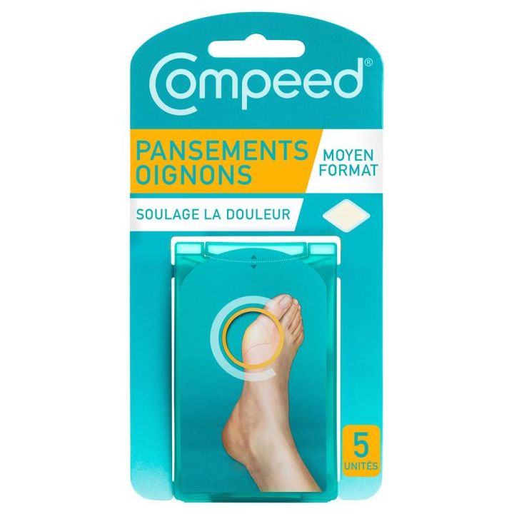 Pansement oignons Compeed - boîte de 5 pansements