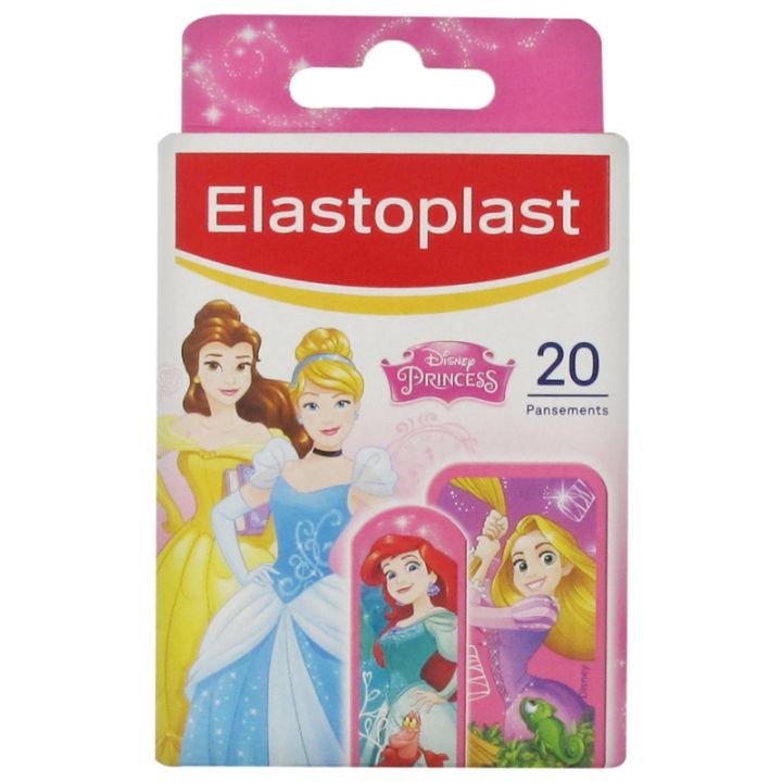 Pansements Kids Princesses Disney Elastoplast - boîte de 20 pansements