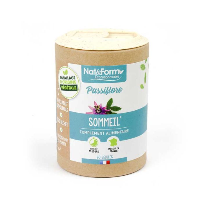 Passiflore Ecoresponsable Nat&Form - boite de 60 gélules