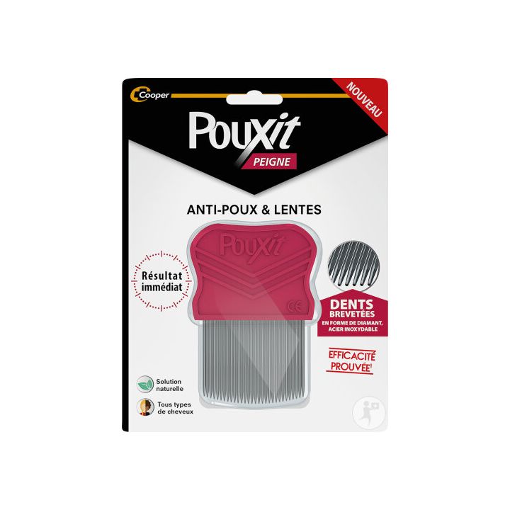 Peigne Traitement Anti-poux & Lentes Pouxit - 1 peigne
