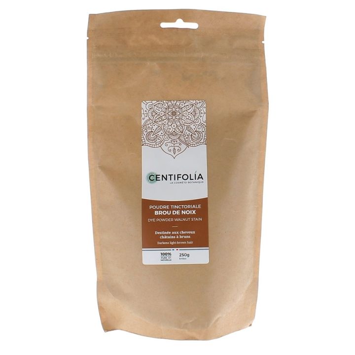 Poudre tinctoriale brou de noix Centifolia - paquet de 250 g