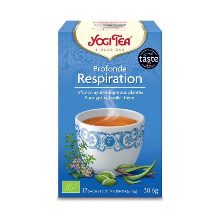 Profonde respiration BIO Yogi Tea - boite de 17 sachets 