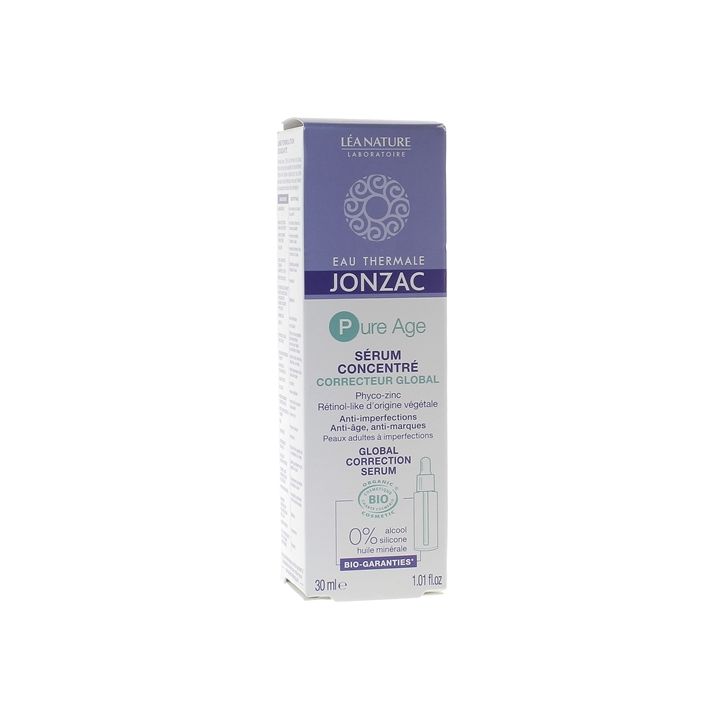Pure Age Sérum concentré correcteur global Eau thermale Jonzac - flacon de 30ml