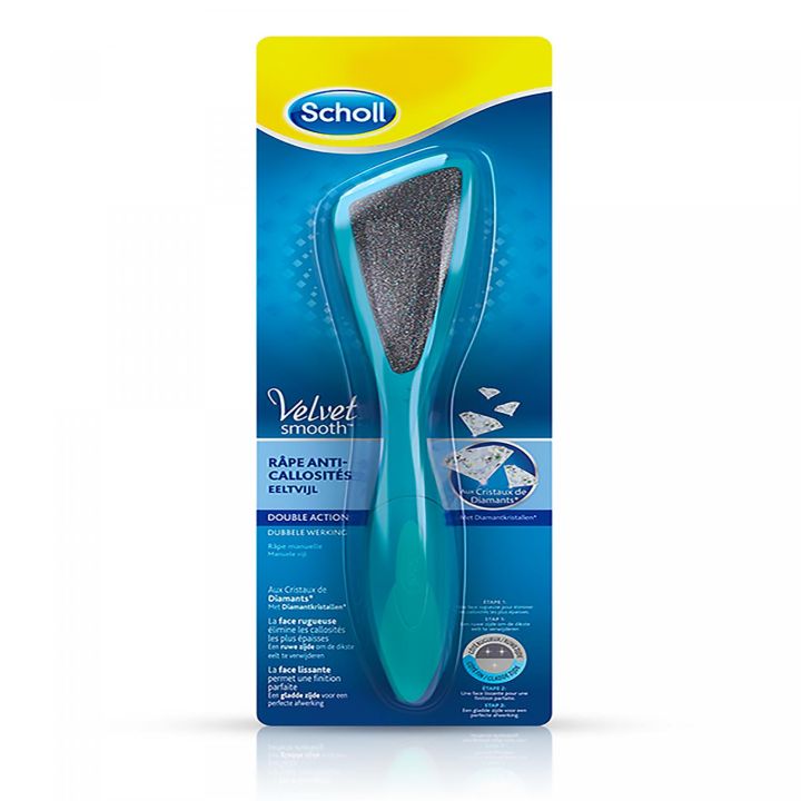 Velvet Smooth Râpe anti-callosités Scholl - une râpe