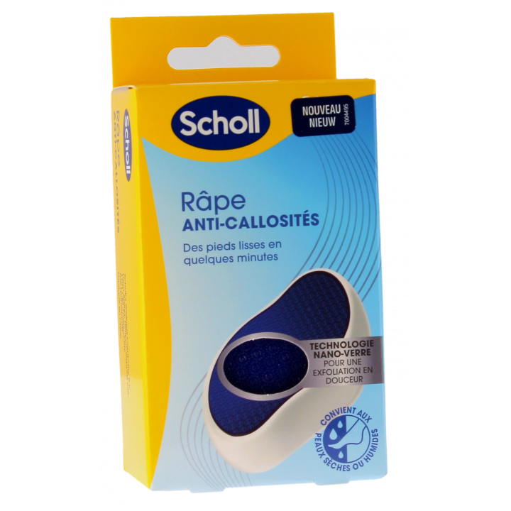 Râpe manuelle anti-callosités Scholl - une râpe