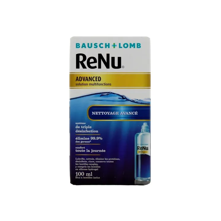 ReNu Advanced Solution lentilles multifonctions Bausch Lomb - flacon de 100 ml