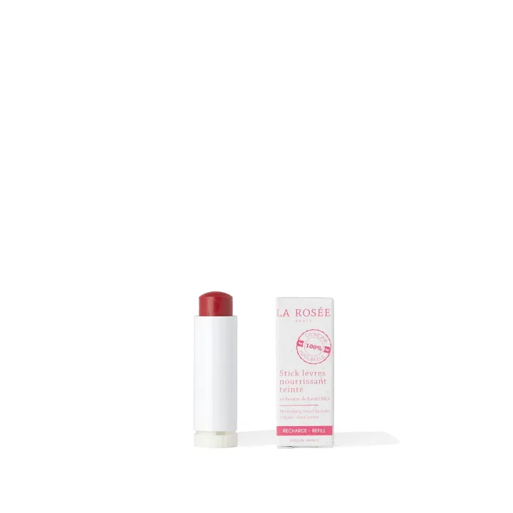 Recharge stick lèvres nourrissant teinté La Rosée - tube de 4,5g