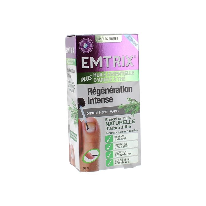 Régénération Intense ongles abîmés huile essentielle d’arbre à thé Emtrix - flacon de 10ml