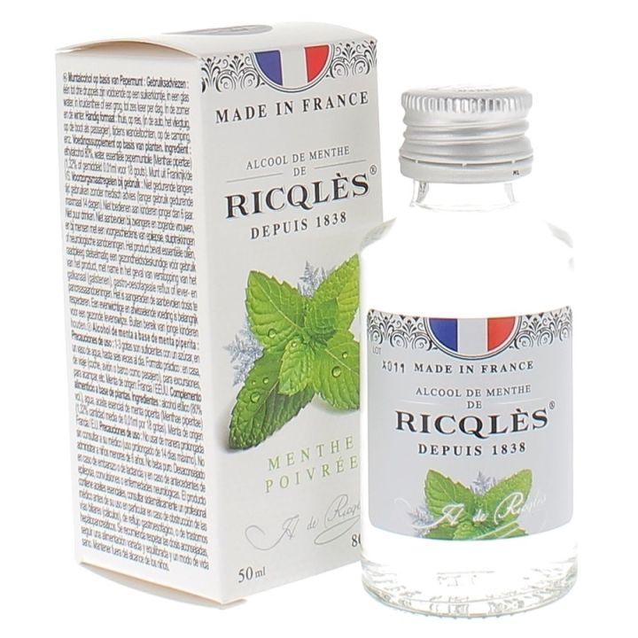 Alcool de menthe Ricqles - flacon de  50 ml