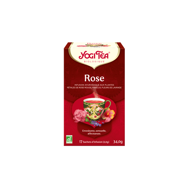 Rose bio Yogi Tea - boite de 17 sachets 