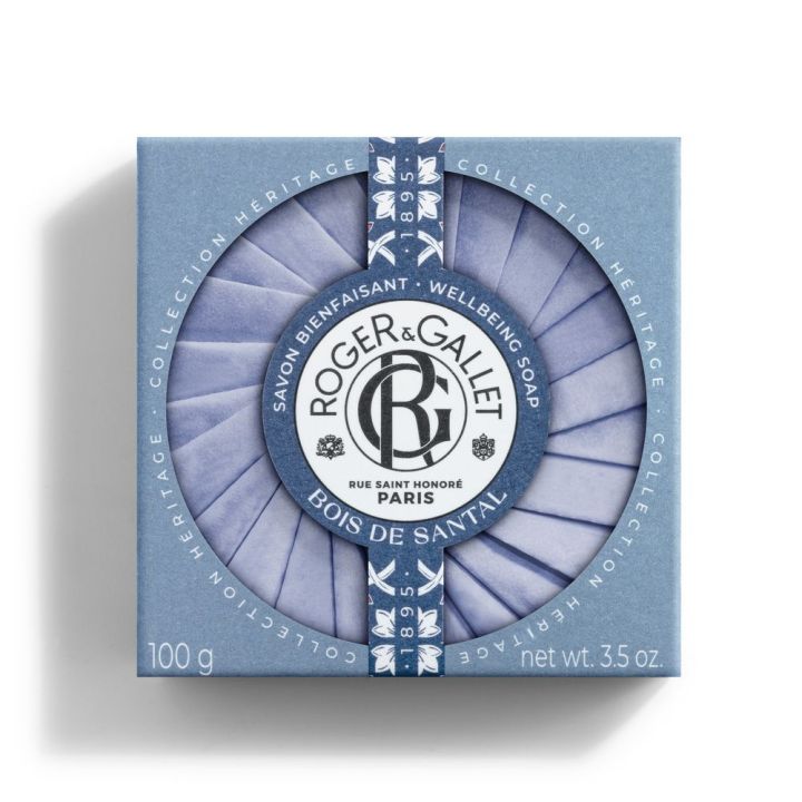 Savon bienfaisant Bois de Santal Roger & Gallet - pain solide de 100 g