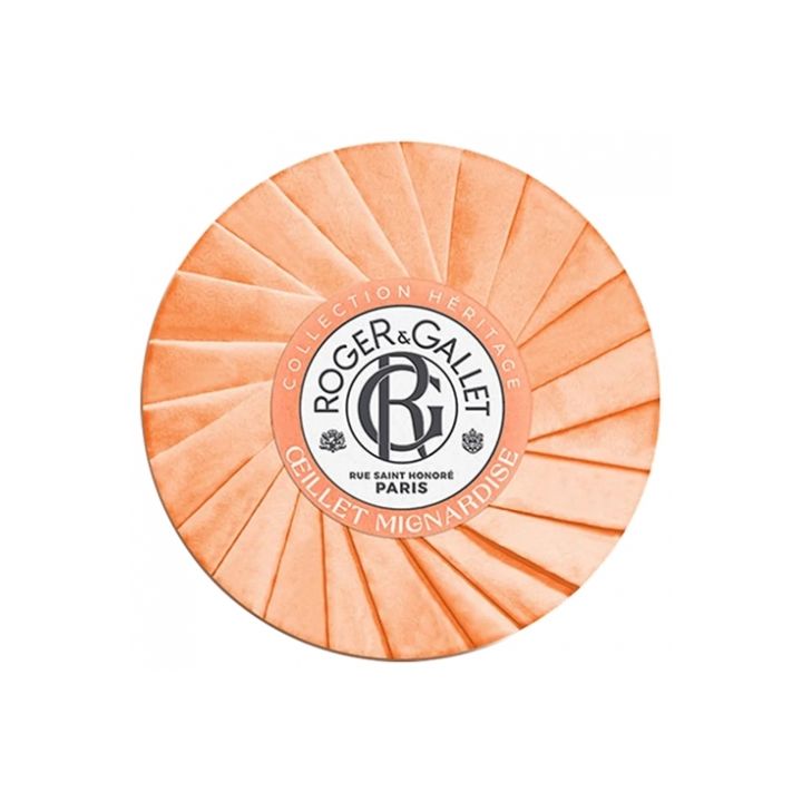 Savon bienfaisant Oeillet Mignardise Roger & Gallet - pain de 100 g
