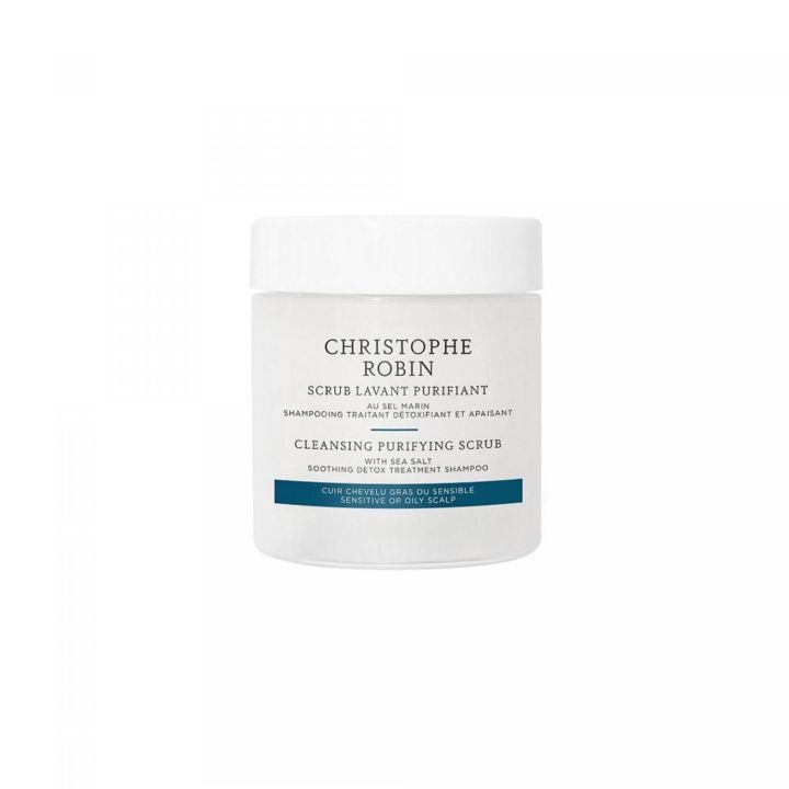 Scrub lavant purifiant au sel marin Christophe Robin - pot de 75ml