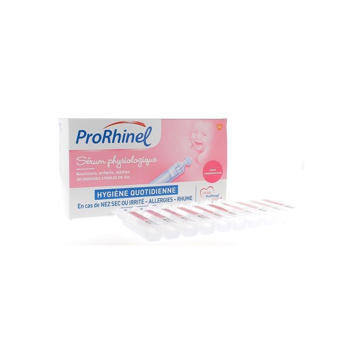 Sérum physiologique ProRhinel - boîte de 30 unidoses