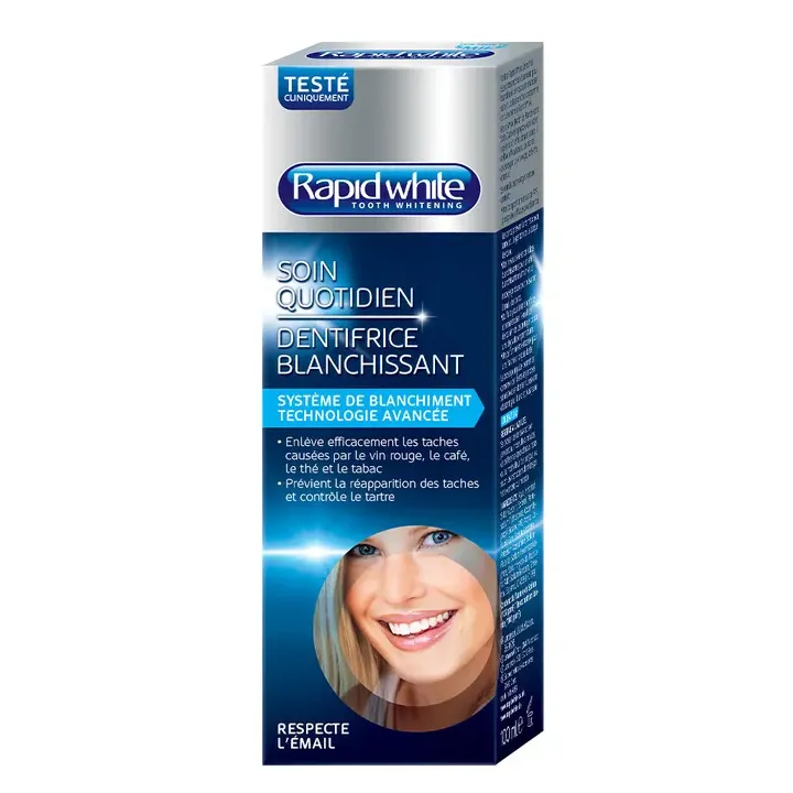 Soin quotidien dentifrice blanchissant Rapid White - tube de 100 ml