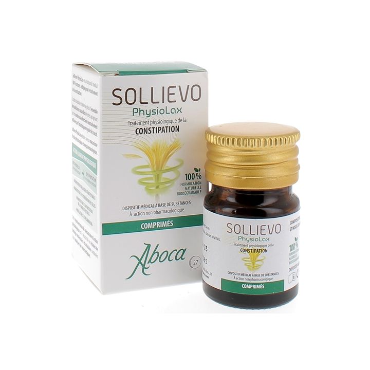 Sollievo PhysioLax Constipation Aboca - boîte de 27 comprimés