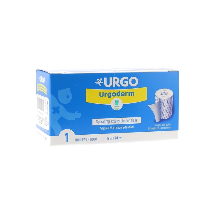 Urgoderm Sparadrap non tissé extensible Urgo - 1 rouleau de 5mx10cm