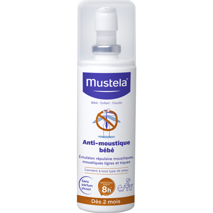 Spray anti-moustique bébé Mustela - spray de 100ml