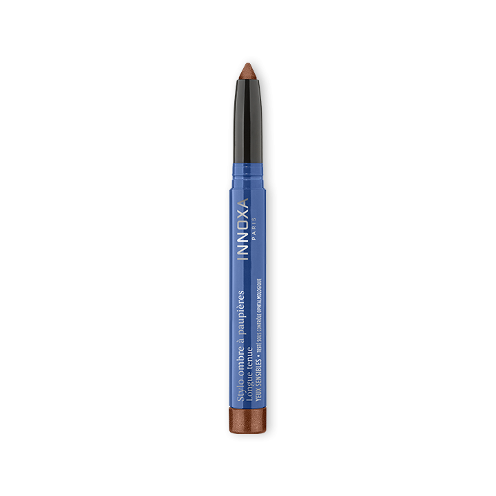 Stylo ombre à paupières longue tenue brun cuivré Innoxa - stylo de 1,4g