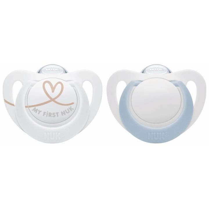 Sucettes Starlight 0-2m NUK - lot de 2 sucettes