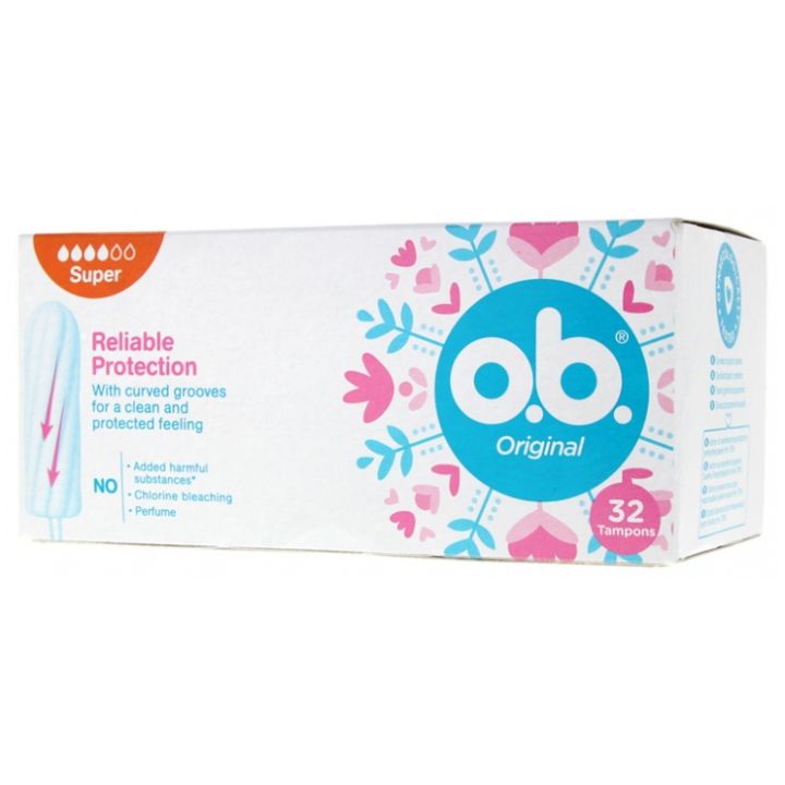 Tampons original super o.b. - boîte de 32 tampons