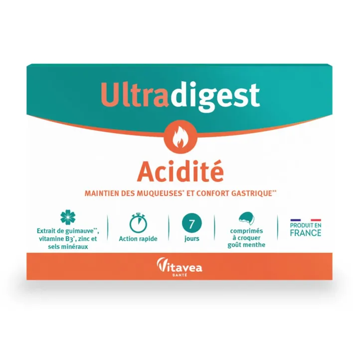 Ultradigest acidité Vitavea - boite de 14 comprimés